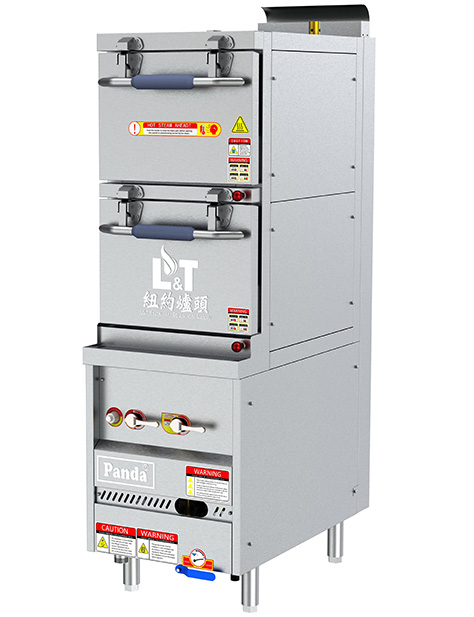 20" Super High-Speed Steaming Cabinet with 2 Compartments