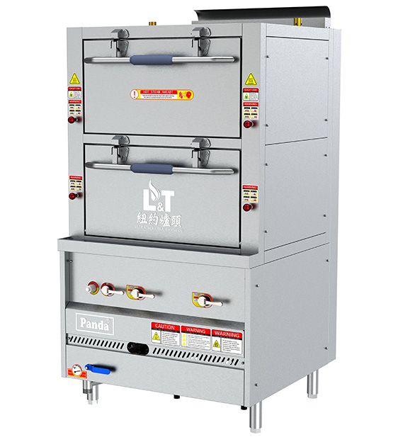 36" Super High-Speed Steaming Cabinet with 2 Compartments