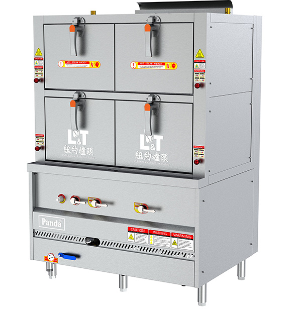 46" Super High-Speed Steaming Cabinet with 4 Compartments