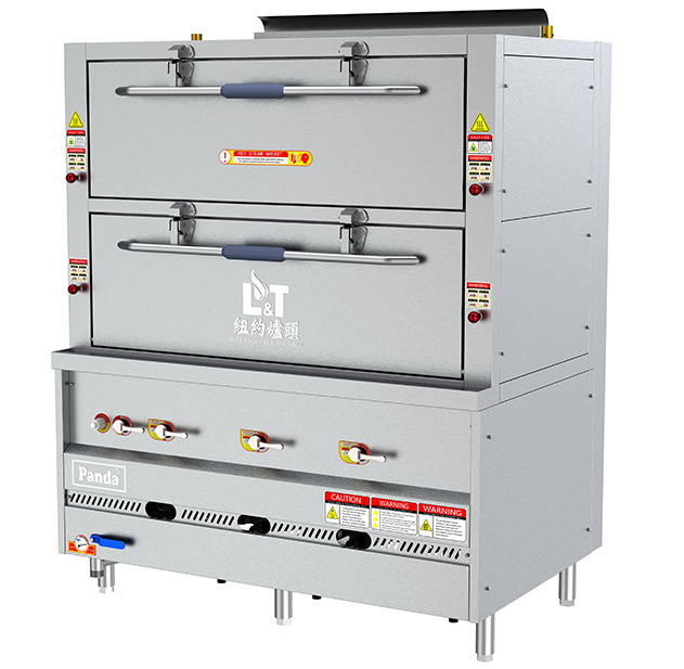 54" Super High-Speed Steaming Cabinet with 2 Compartments